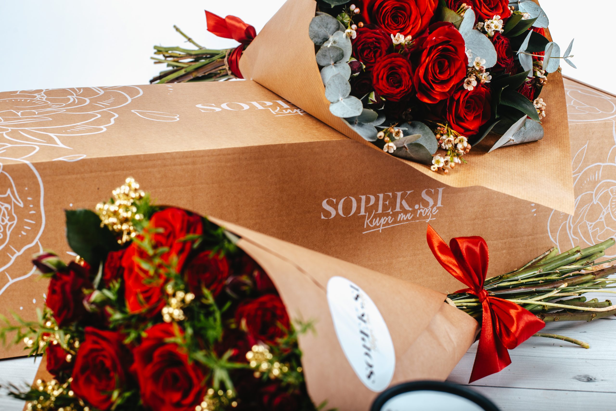 Kako poteka naročilo šopka na dom?